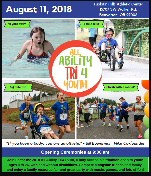 FACT: All Ability Tri4Youth @ Tualatin Hills Athletic Center | Beaverton | Oregon | United States