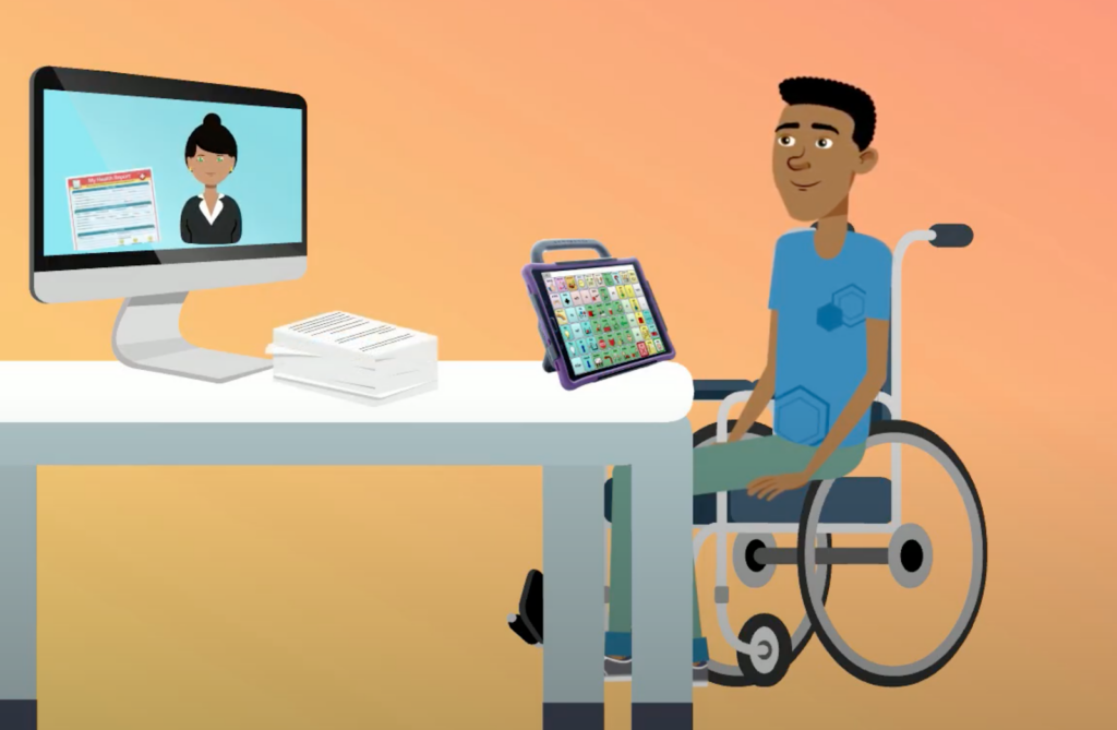 Telehealth video screenshot